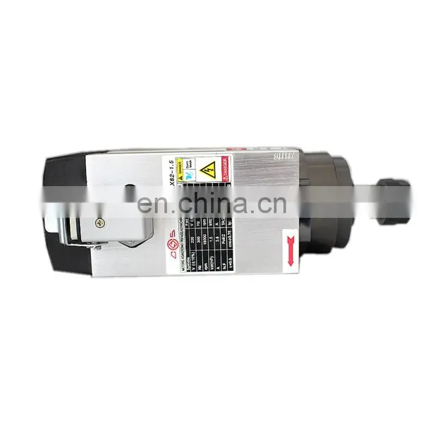 China Factory 1.5KW 18000rpm ER20 Air Cooled Spindle Motor With 220V/380V photo-4
