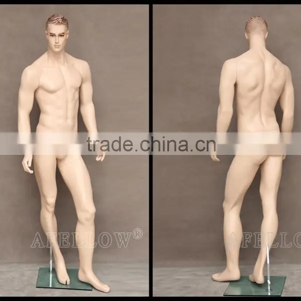 Wholesale Engraving Head Full Body Fiberglass Men Mannequin WEN2 photo-3