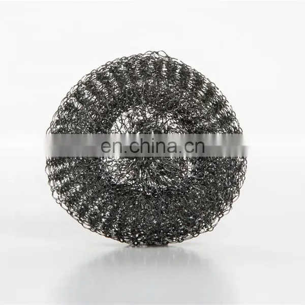 15g Galvanized Steel Metal Mesh Scourer Stainless Steel Weaving Cleaning Ball photo-3