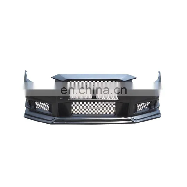 Runde ABS Material Car Front Bumper Modified GTR VARIT II And VARIT III Suitable For 2009-Now Mitsubishi Lancer-EX Front Bumper