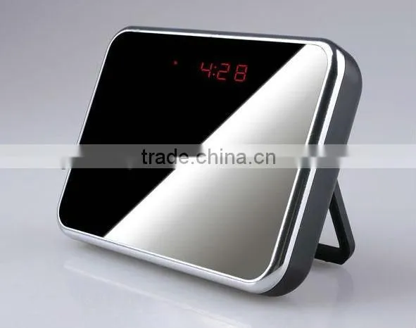 HD1280*960 PC Camera Hidden Digital Mini DV Clock PC Camera Alarm Table Clock