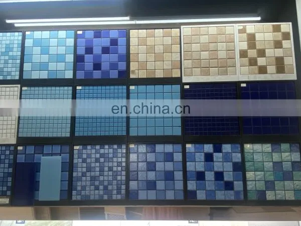 48x48mm Mosaic Swimming Pool Floor Tile Rustic Matt Surface photo-5