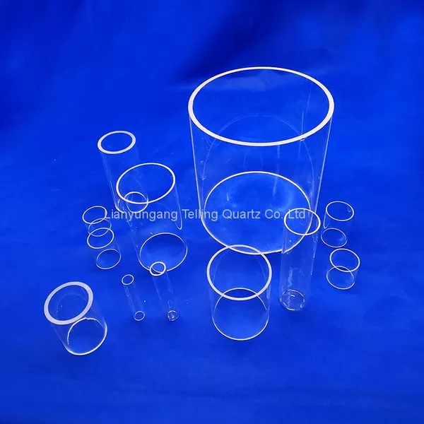 Various Size Quartz Glass Tube Clear Quartz Tube photo-4