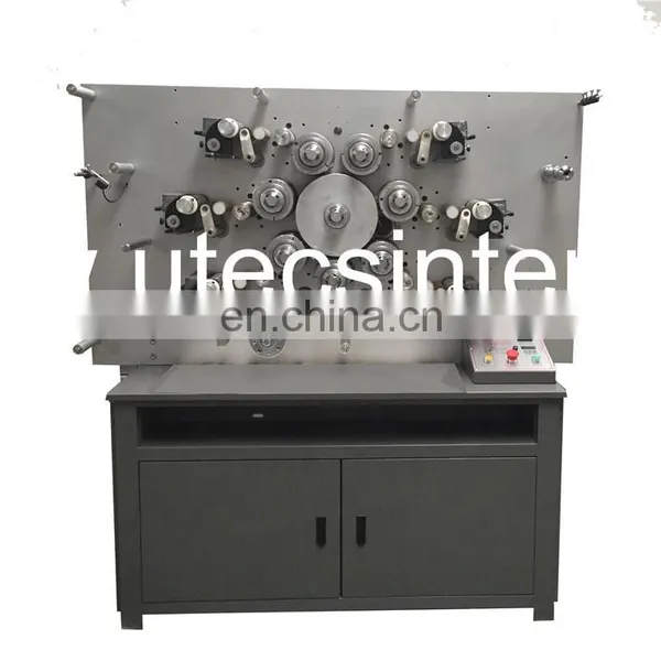 UGS1006 6 Color 2 Side Automatic Rotary Textile Label Printer, Garment Wash Care Tape Ribbon Printing Machine photo-2