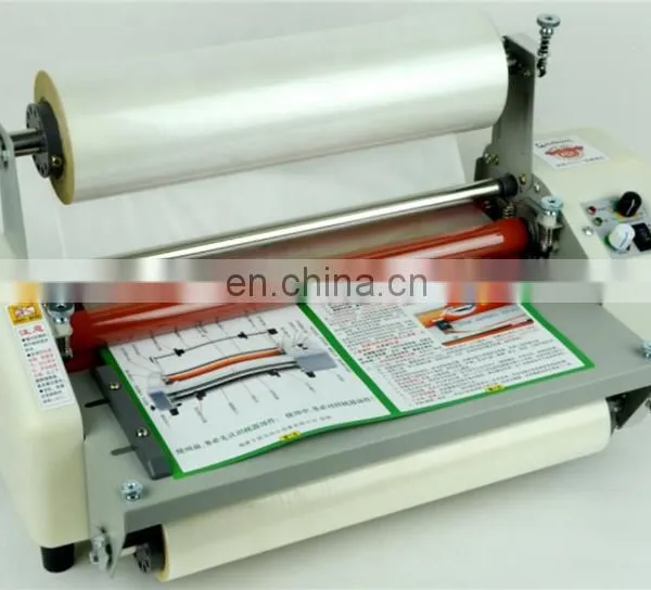 FM8350 Table Top Office Preglued Plastic Film Manual A3 Thermal Laminating Machine, Small Cold Double Side Laminator photo-5