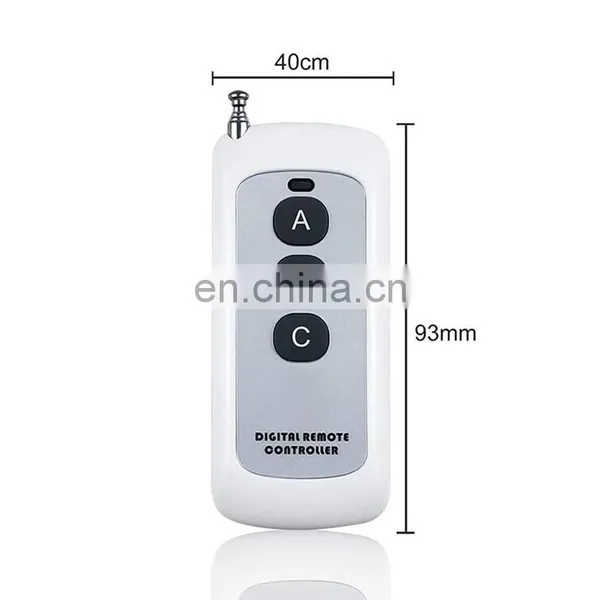 433mhz Gate Remote Fan Light Remote Control Rf 433mhz Ev1527 Fix Code 3-key Remote Control photo-2
