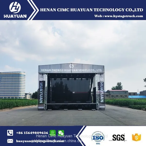 HUAYUAN ST315 Hydraulic Portable Events Stage Trailer