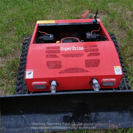 Robot Slope Mower, China Remote Control Lawn Mower With Tracks Price, Grass Cutter Price for Sale photo-4
