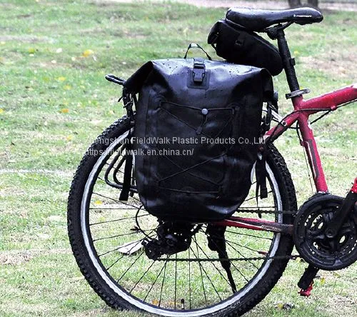 Factory Price Waterproof 600D Custom Bicycle Pannier Bike Side Bag photo-5