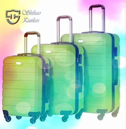 Custom Brand Suitcase 360 Degree Travel Luggage Bag Sets With Aluminum Trolley Handle for Long Holiday photo-4