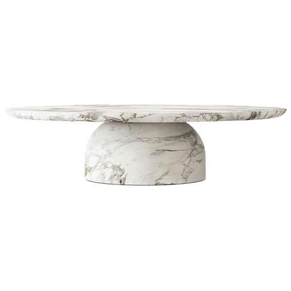 Luxury Living Room Set Round Marble Stone Coffee Tea Table for Hotel & Home photo-5