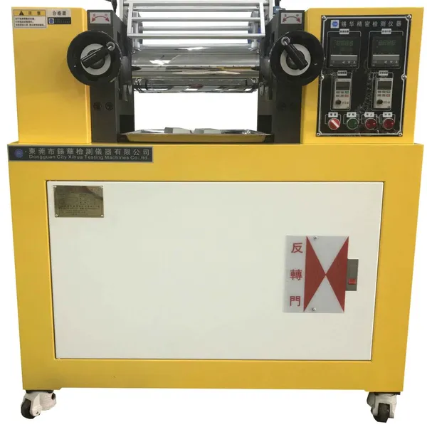 Efficient Liquid Cooling Two Roll Mixer Mill for Laboratory Rubber Crusher and Plastic Mixing photo-4