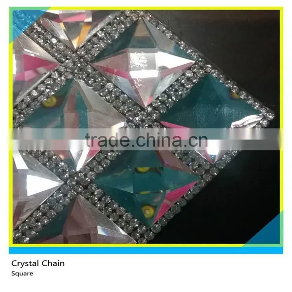 24*40 cm Rectangle Rhinestone Hotfix Glue Sheets 5*15 mm Black photo-2