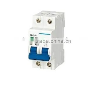 MCB Circuit Breaker for DIN Rails,DZ47-63 MCB(New Type With Indicator) Mini Circuit Breaker photo-2