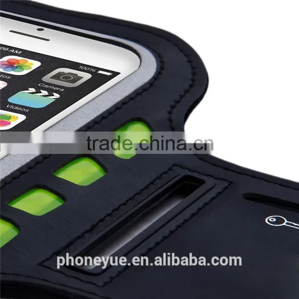 LED Light Sport Running Clear Touch Waterproof Pouch Arm Band Case For IPhone 6 photo-2