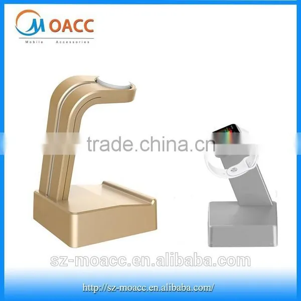 Hot Selling Electroplating pc Charger Stand for Apple Watch