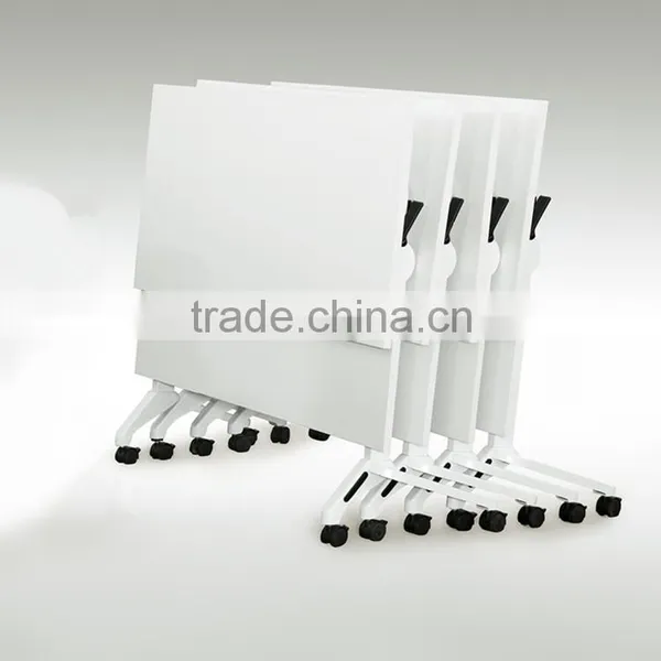 Office Meeting Training Folding Table With Wheels Computer Desk photo-5