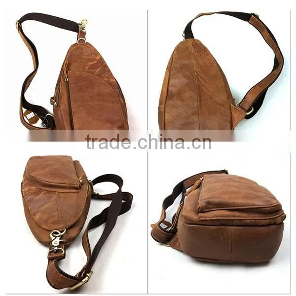 Innovative Leather Cross Bag for Men Brown Leather Shoulder Bag for Men Leather Bag India photo-5