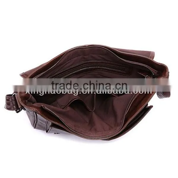 2016 New Model Fashion China Supplier Mens Leather Shoulder Bag photo-6