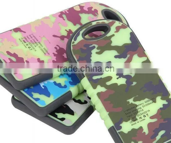 Wholesale Portable Camoflage Waterproof Mobile Solar Power Bank photo-4