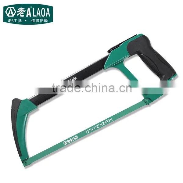 LAOA 12 Inch Light Weight Plastic Frame Alluminum Alloy Steel Hand Saw Use for Wood Steel Iron photo-3