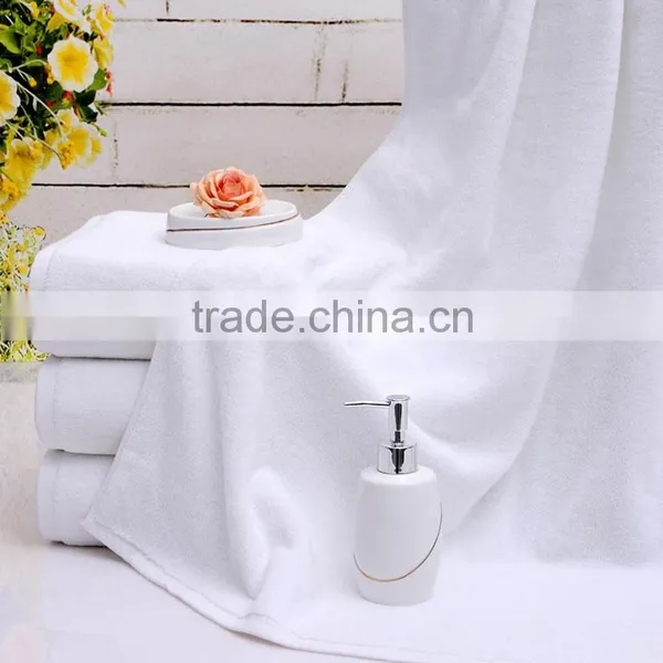 White Hotel Towel/Factory Price Cotton Beach Bath Towel photo-6