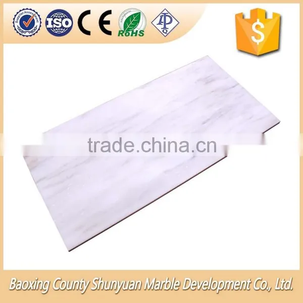 Oriental Design Polished Chinese White Marble Tiles for Border Flooring photo-2