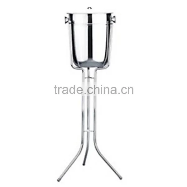 Stainless Steel Double Wall Wine Outdoor Ice Bucket With Stand photo-4
