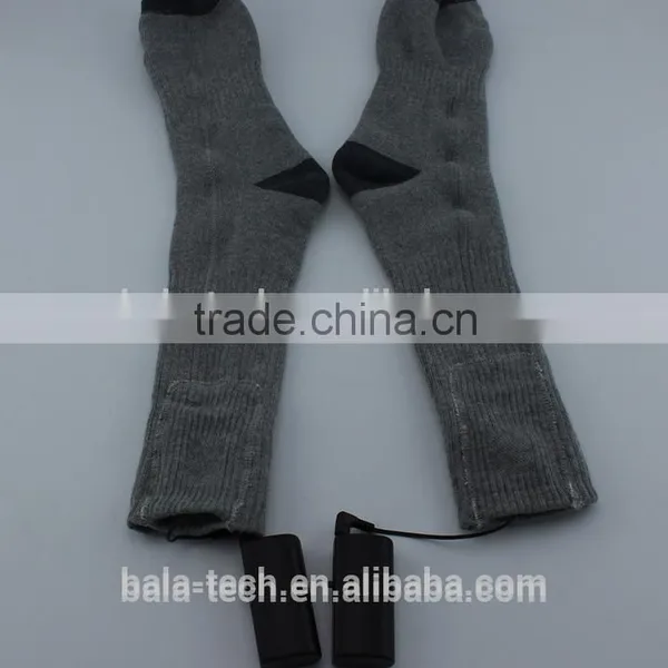 CE/ROHS Durable Heated Socks With Battery Foot Massage Socks Heated Electric Heated Socks photo-3