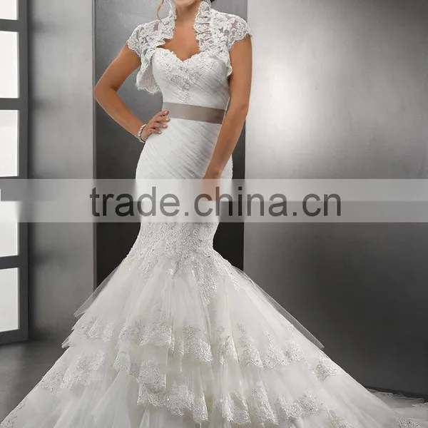 White Beautiful Wedding Dress photo-3
