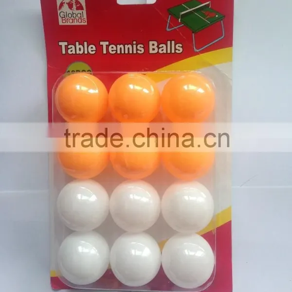 Table Tennis Balls Ping Pong Balls Orange/White photo-2