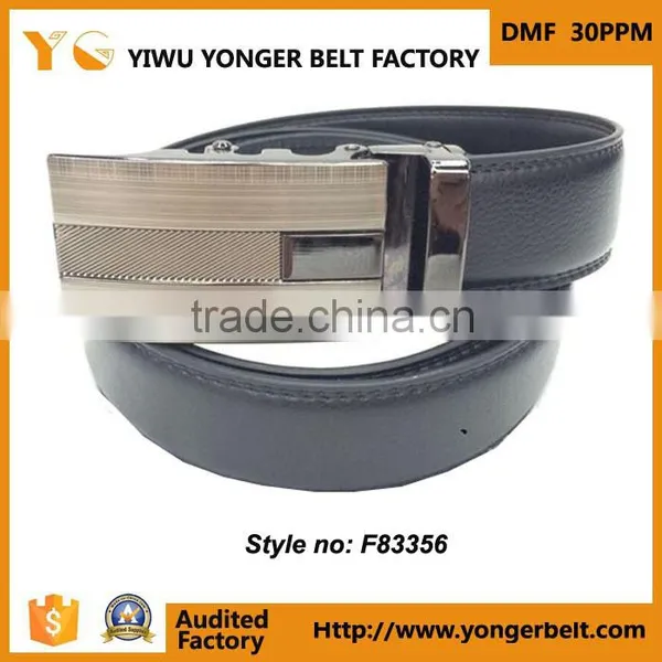 New Arrival Pu Mans Belt 2016 Authomatic Buckle