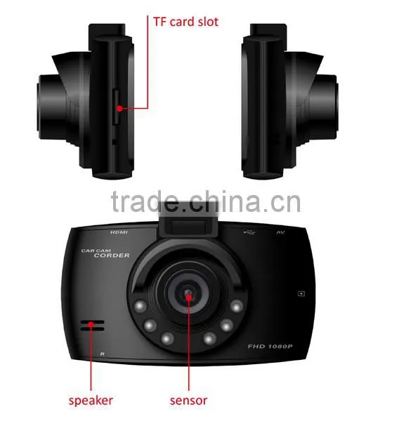 Car Dvr 2015 Full hd 1080P 140 Wide Angle Lens Car Camera Recorder With G-Sensor Night Vision photo-5