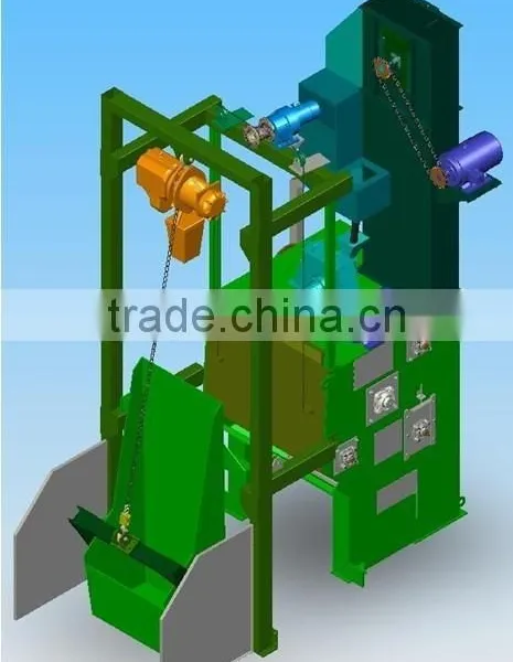 1Q3210 Shot Blasting Machine, Wheel Abrator, Shot Peening Machine photo-4