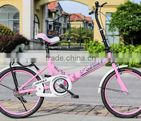 20 Inch High Quality Aluminum Alloy Folding Bike / Single Speed Folded Bicycle photo-4