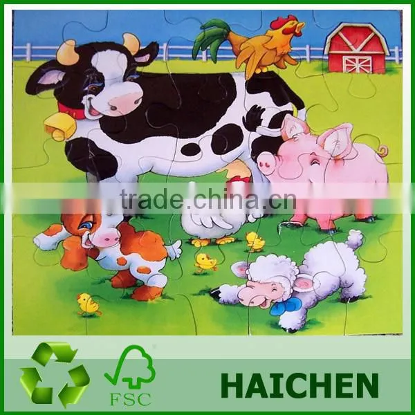 Kids Educational Toy Cardboard Puzzle