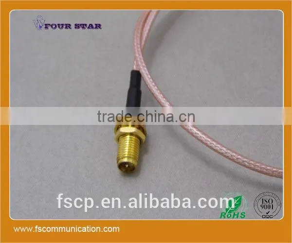 RG316 Cable Assembly With SMA RP-Female Bulkhead to SMA RP-Male Connector photo-4