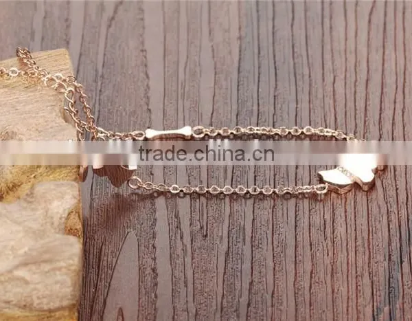 Fashionable Wholesale Rose Gold Plated Extension Chain Indian Anklet Jewelry photo-3