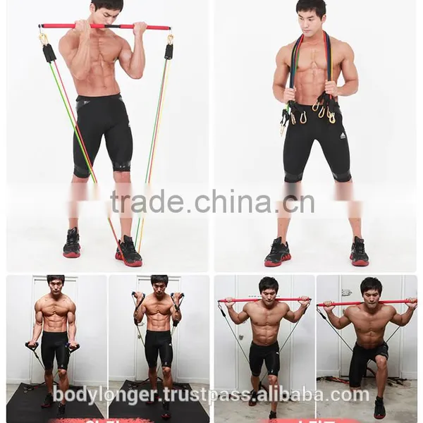 POWER TUBING RESISTANCE BAND SET/ Gym Equipment/ Rack photo-3
