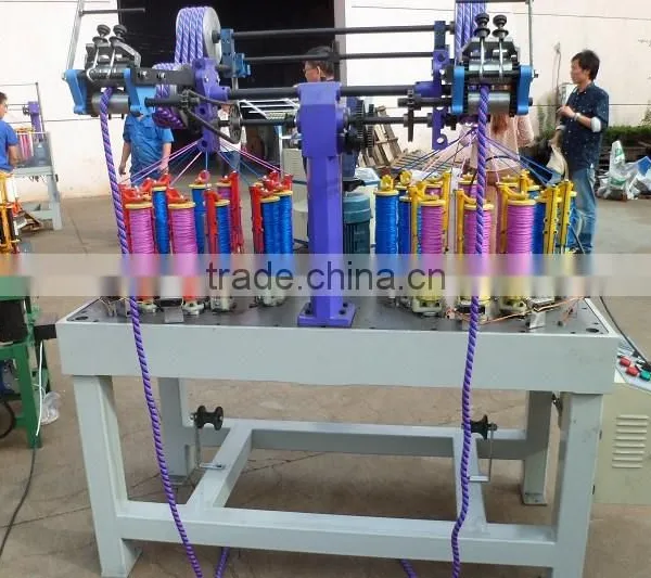 TS 130 Series 12 Spindle 2 Head Flag Rope ,pet Rope,hauling Rope,safety Rope Making Machine TSB130-12-2 photo-2