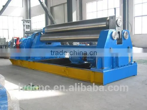 China Manufacturer W11S-40/3000mm 3 Rollers Hydraulic Plate Rolling Machine, Bending Machine Price photo-3