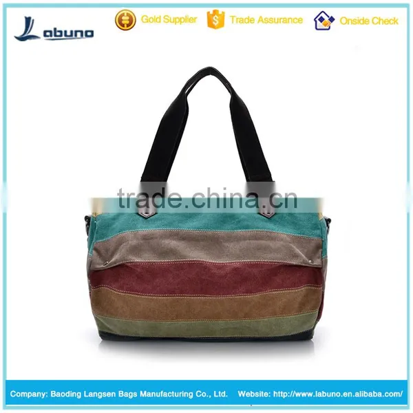 2016 Wholesale Leisure Single Shoulder Canvas Retrostyle Handbags photo-2