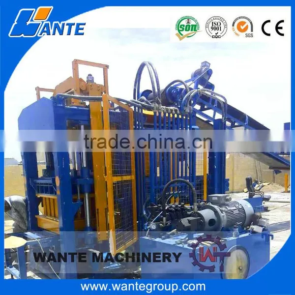 WANTE BRAND Protable QT8-15 Fully Automatic and Multifunctional Block Making Machine Line photo-3