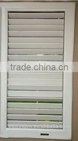 High Quality UPVC Outward Opening Fixed Shutter Casement Window photo-5