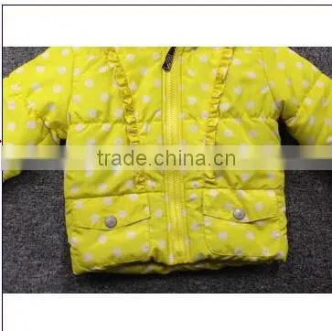 Yellow Children Warm Coat 2015 Kids Winter Coats High Quality Children Fancy Winter Coat photo-5