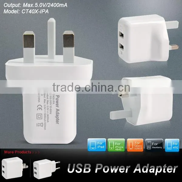 AC/DC Power Adapter for UK Plug With 2400mA photo-4