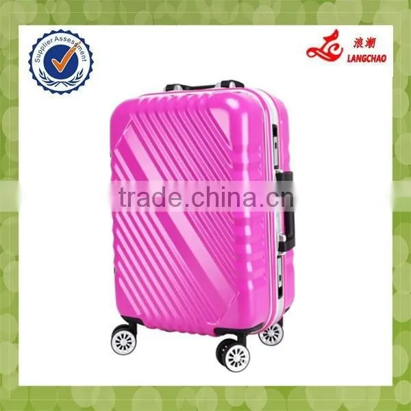Four Colors Spinner Wheels Aluminum Protective Cover Luggage Hardshell PC Luggage photo-3