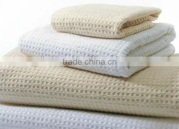 Solid Color Cotton Fabric Bath Towel