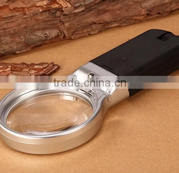 3x Illumianted Hand Held Foldable Magnifying Glass Desk Magnifier With LED Light photo-3