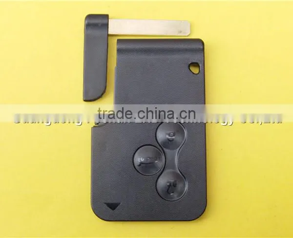 3 Button Key Card for Renault Megane Clio Key Smart Blank Card photo-2
